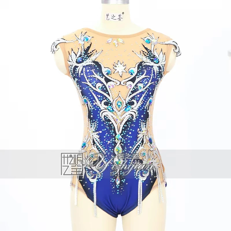 YIZHIJIAN Artistic Gymnastics Performance Dress, Leota Competition, Art Exam Training, Professional Performance Customization