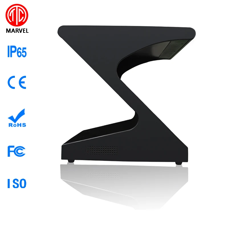 3D Pyramid Hologram Display Showcase full HD 3d stereoscopic effect poster holographic display