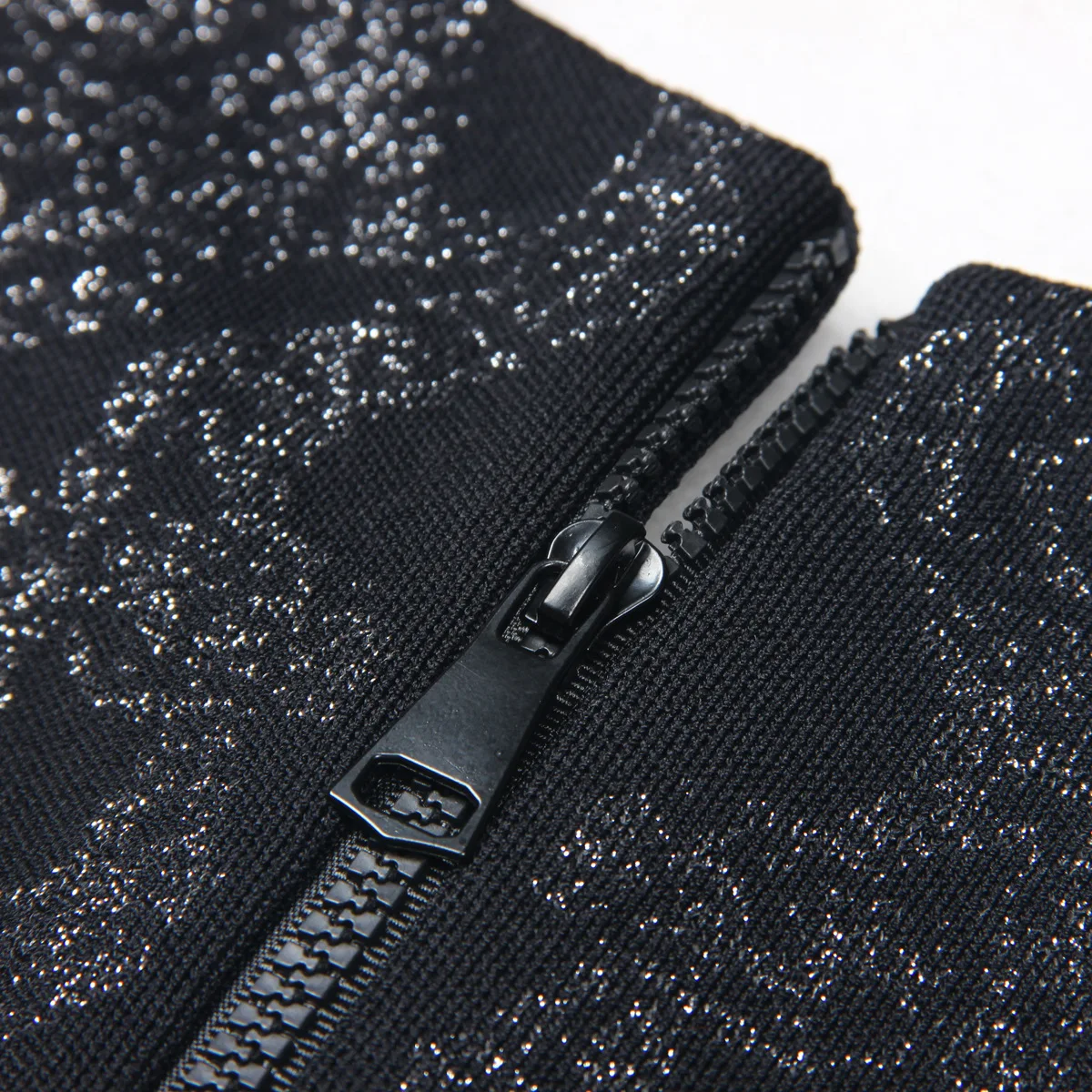 Fashion wear Custom Lady Dresses Woman Clothes Black crew Neck Sleeveless Teens Frock Jacquard Women Knit Sweater Dress