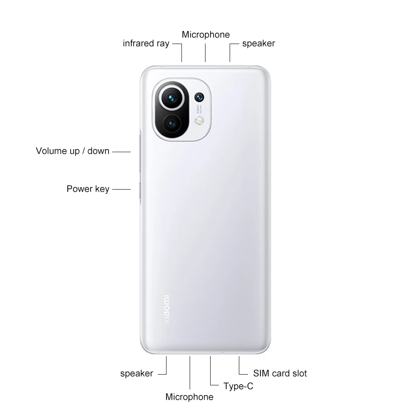 Xiaomi Mi 11 8 Гб 256 ГБ 6 81 дюймов Размер экрана 888 Восьмиядерный 108MP камера