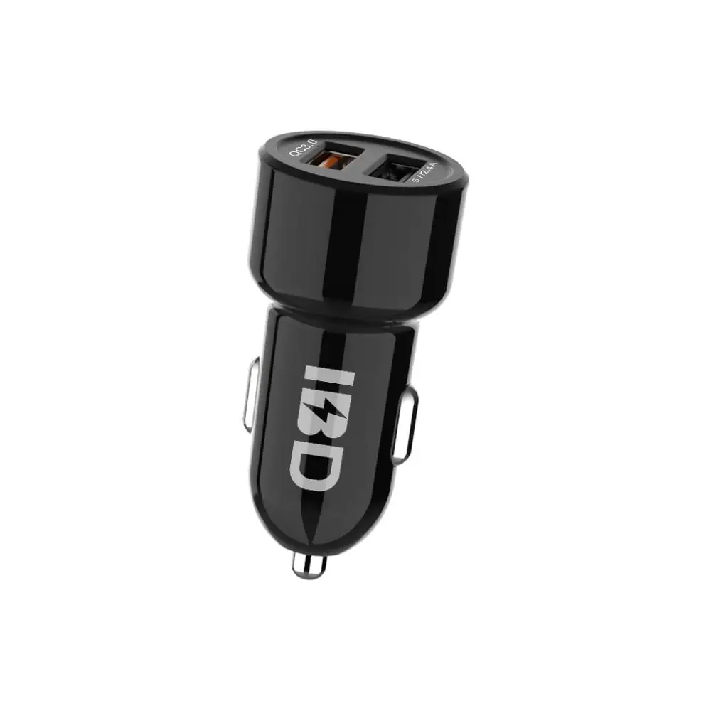 
Hot Selling Ibd Brand Fast Charging Quick Charge 3.0 Car Charger <span style=