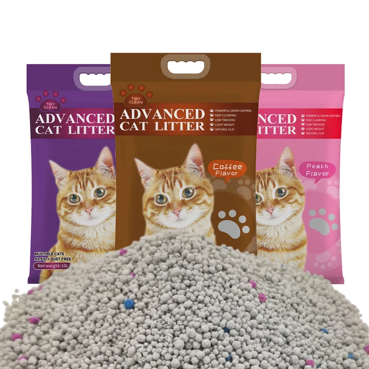 10L Factory Direct Sale Pet Products Tofu Clumping Cat Litter Bentonite Dust Free Sand