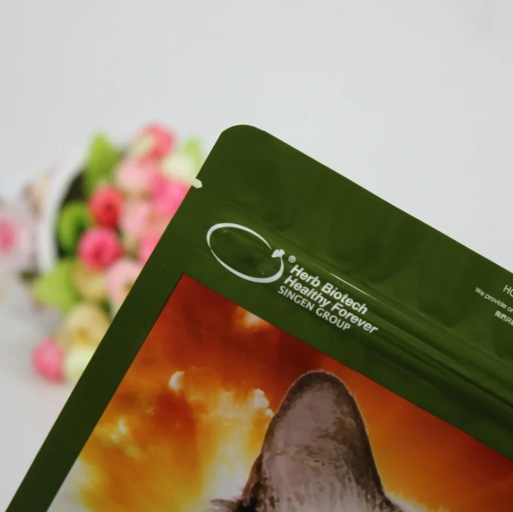 
Manufacturer Resealable Mylar Pouch Stand Up Zipper Plastic Packaging Bags for Pet Dog Cat Treats Food 