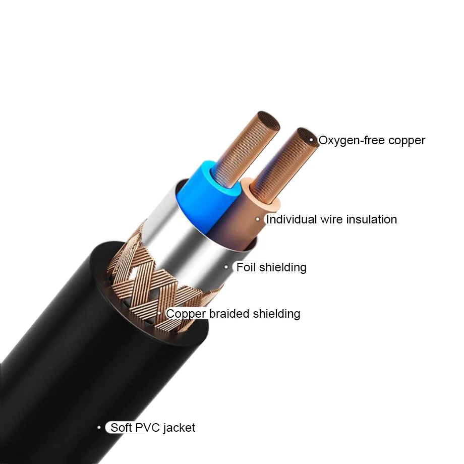 22AWG сценическое освещение DMX кабель с 3-контактный разъем XLR кабели