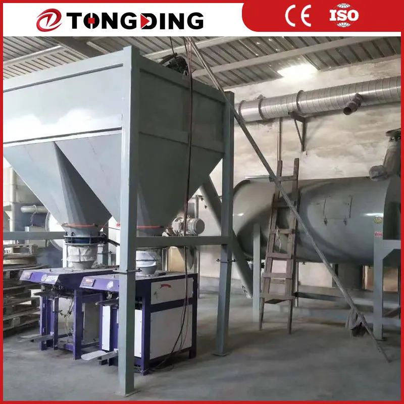 Gypsum powder ceramic tile adhesive production line Dry mortar mixer Dry mortar production line price