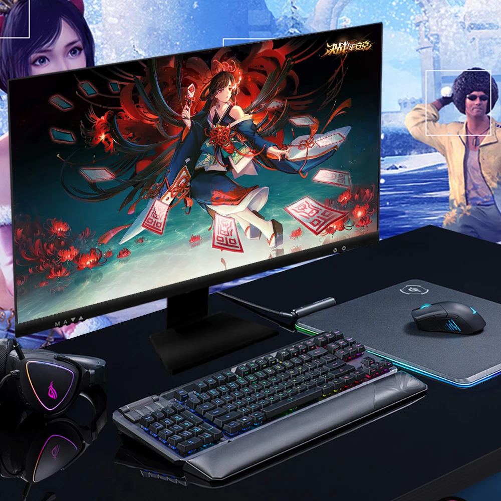 Gaming PC 27 Inch Core I7 Graphic Card 24*24 MATX Curved Screen PC Desktop Laptops All in One Computer Games Player