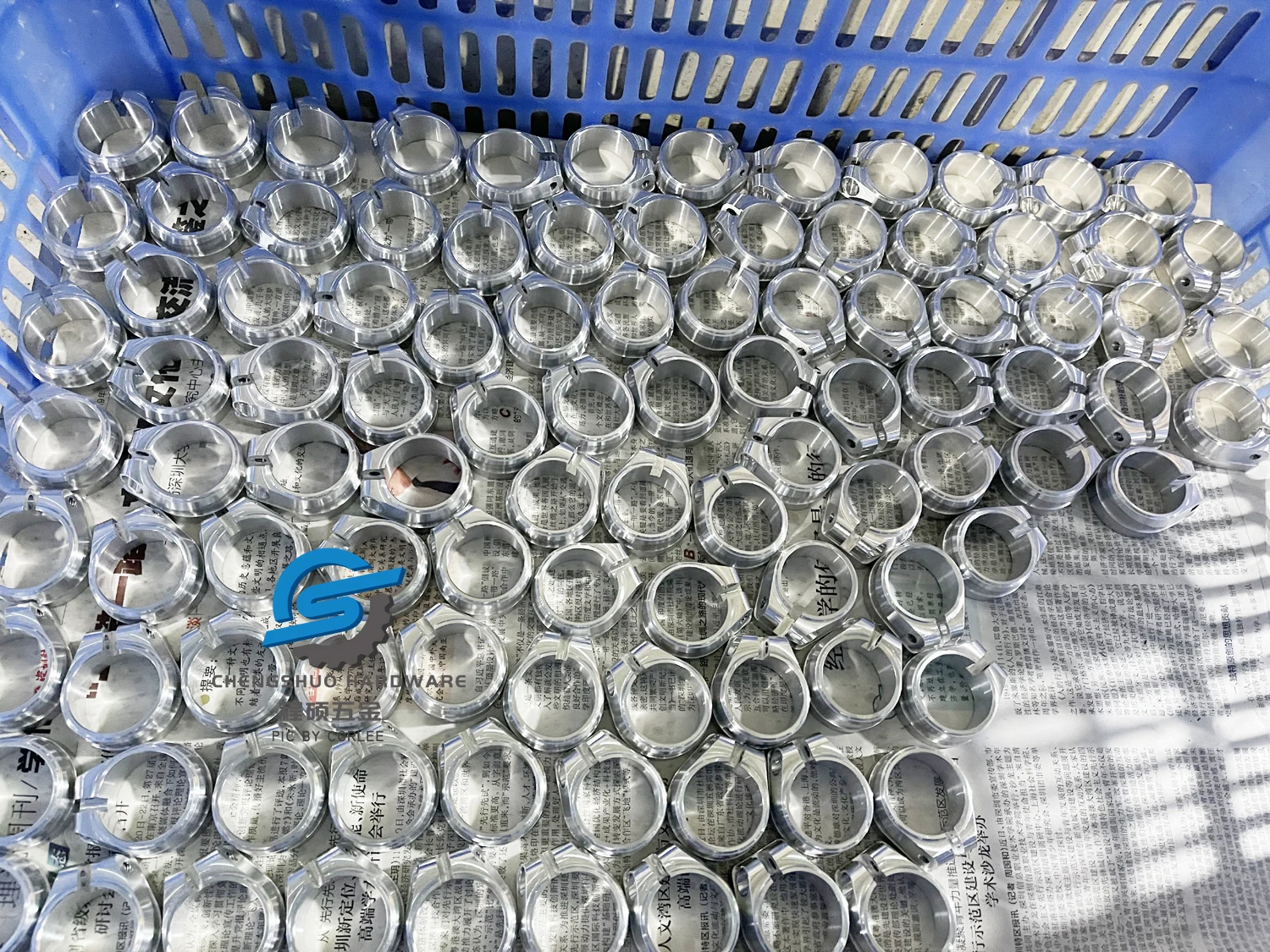 Customized Aluminum Milling Alloy Threaded Ring Buckle Anodized CNC Machining Machined Factory Chengshuo Hardware