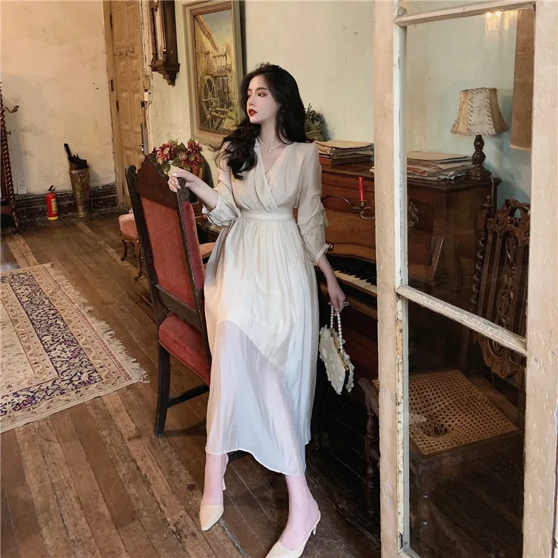 Customized Fashion Custom Lady Chiffon Ruffle Maxi Dress Vestidos Women Elegant Summer Casual Dresses