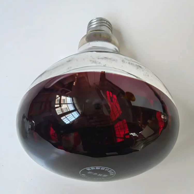 Glass Heat Lamp  bulb for Animal Husbandry for Poultry Farm  Livestock heater
