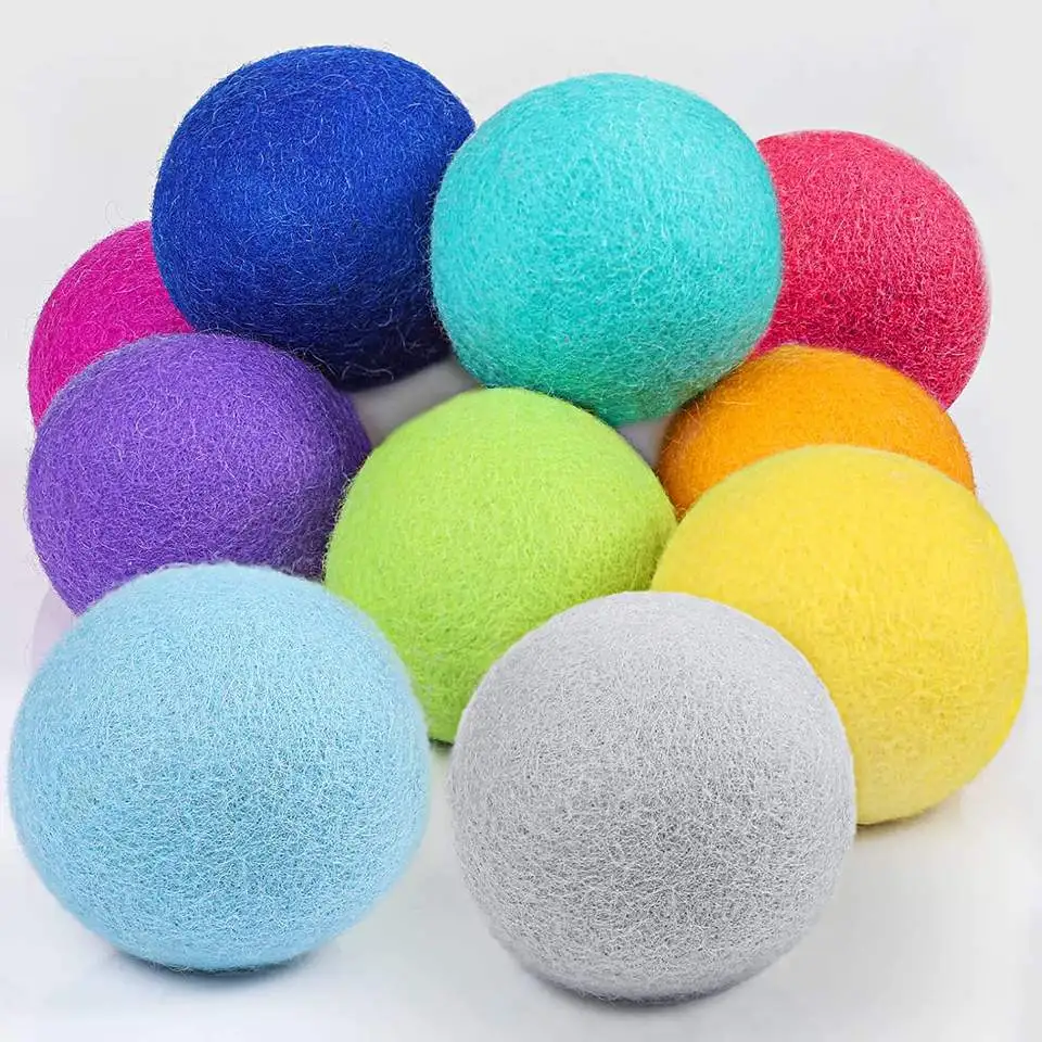 Best Selling Products 2023 New Trending in USA private label Organic Wool Dryer Balls for Laundry Washing Machine