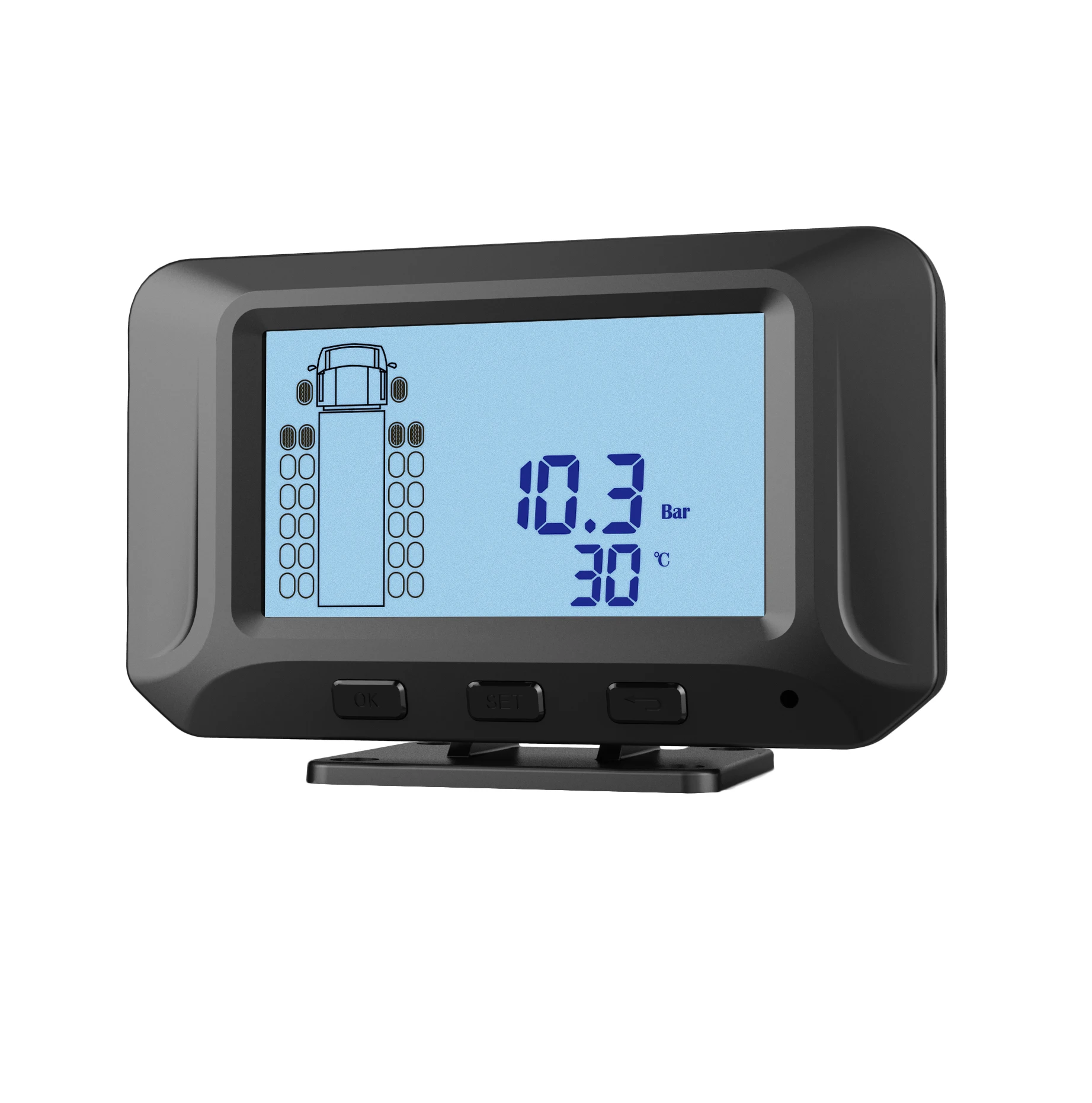 TPMS for truck and bus with internal and external sensor 26 tires display tire pressure monitoring