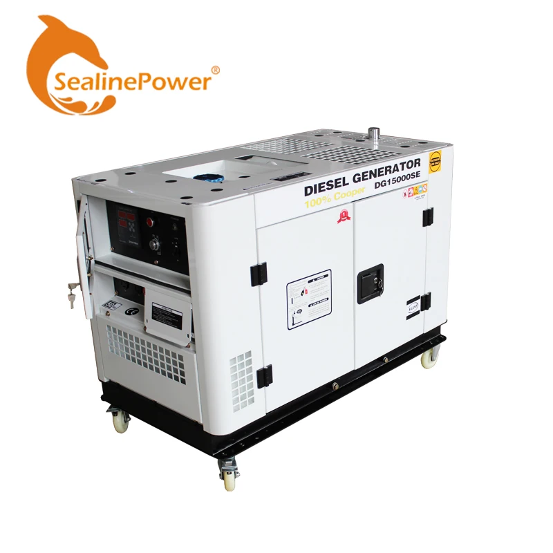 10KW  Two-cylinder Water-cooled  Large  Generator Units custom made machinery