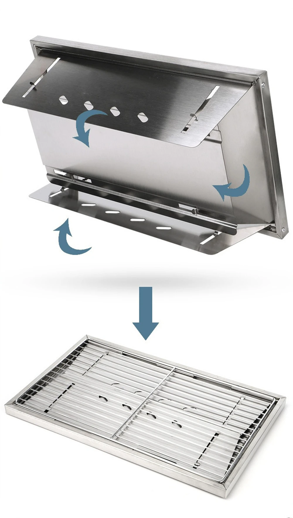 Hot Sale Outdoor Hiking Picnic BBQ Cell Grill  Lightweight Stainless Steel Portable Foldable Camping Stove