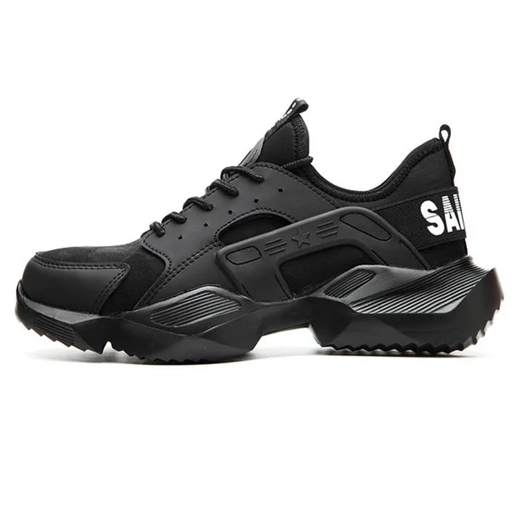 new arrival lightweight sneakers protective fly knitting sport type safety shoes