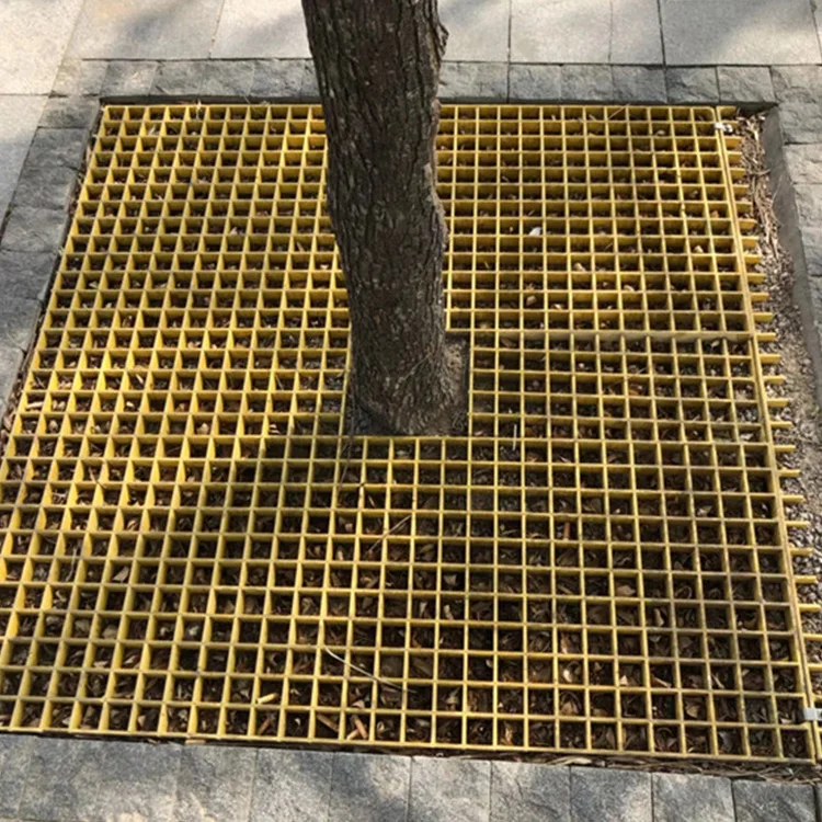 High Strength Durable Molded FRP Mesh Walkway Fiberglass Anti-slip Grate