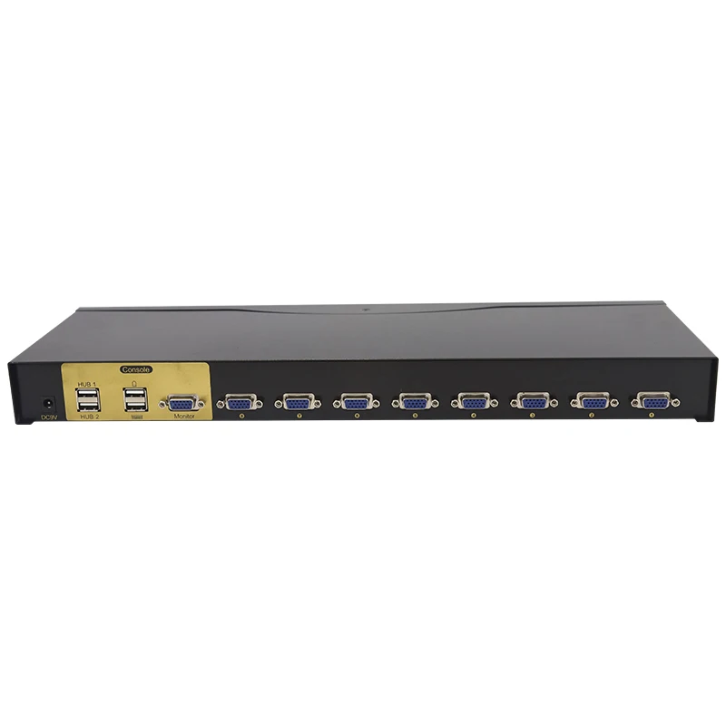 8 port Manual series USB VGA KVM switch Factory price 8 input 1 output with usb hub support 1920X1080@60HZ