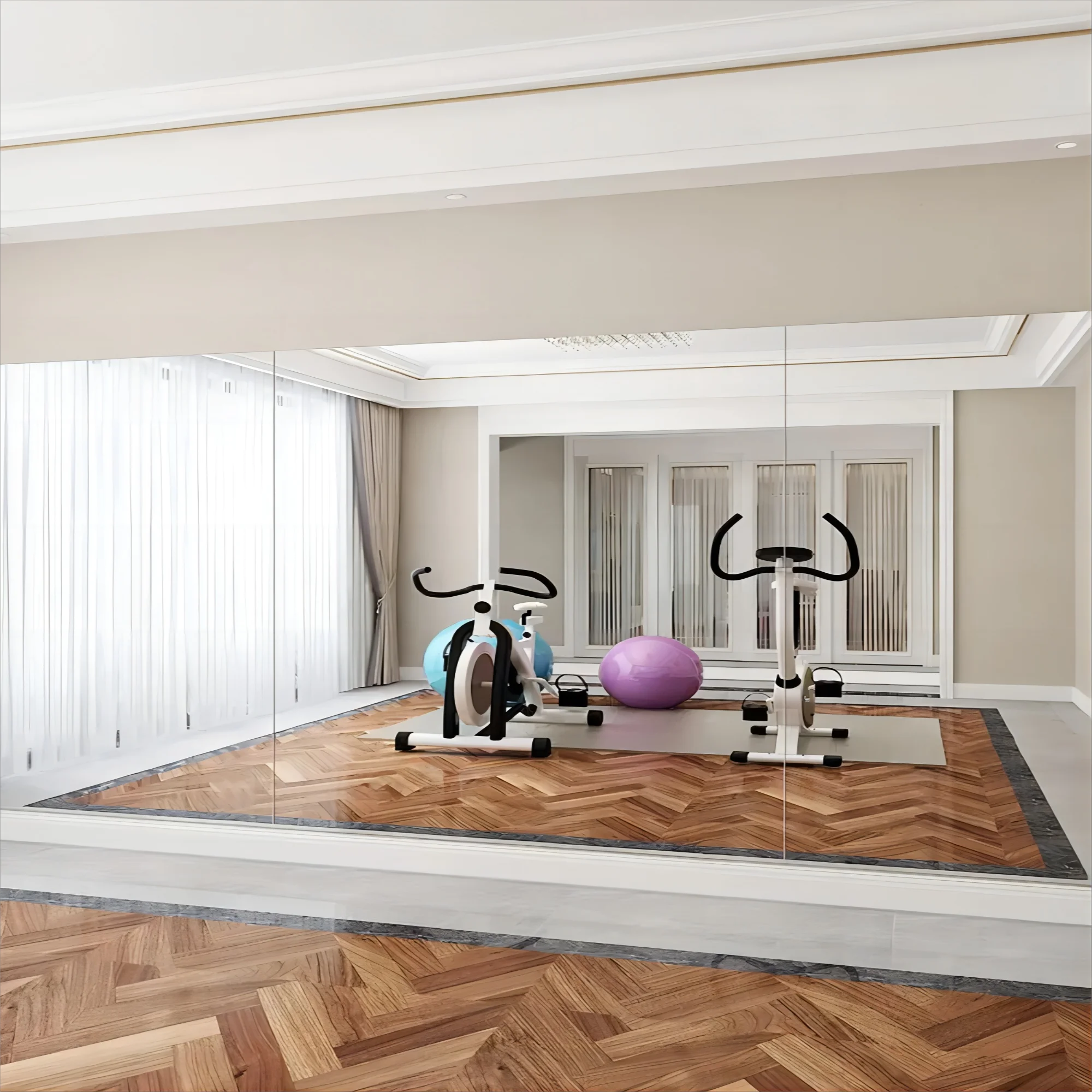 Home small size gym yoga traditional mirrors China factory wholesale