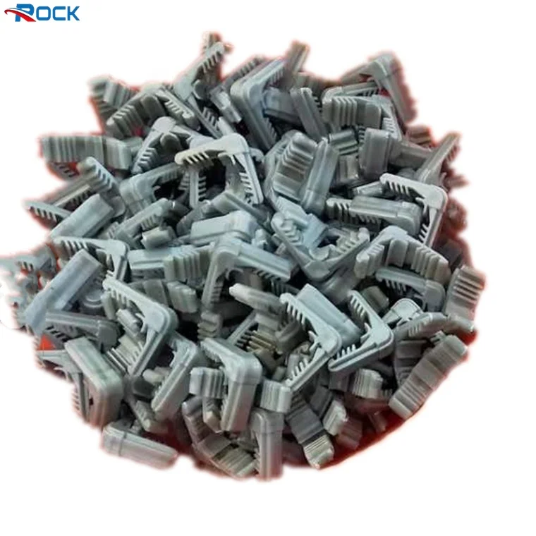 Hollow Aluminium spacer plastic corner key for double glass open out aluminum windows