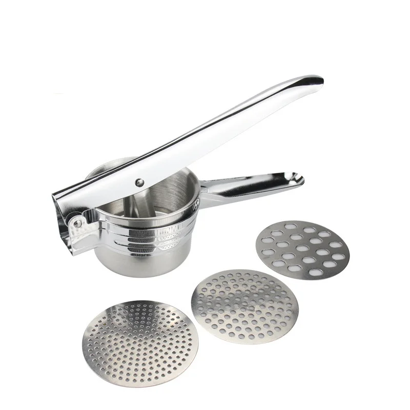 Wholesale Price PP+TPR+Stainless 430 Potato Ricer Multifunctional Kitchen Tool Potato Ricer