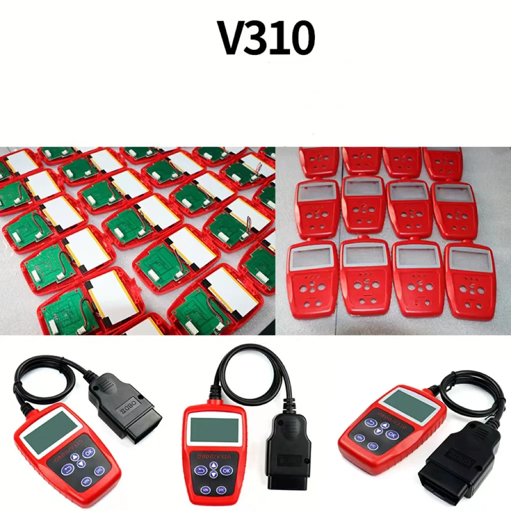 ELM327 VC310 V310 OBD2 OBDII EOBD CAN Автомобильный сканер считыватель кодов очиститель автомобильный диагностический инструмент