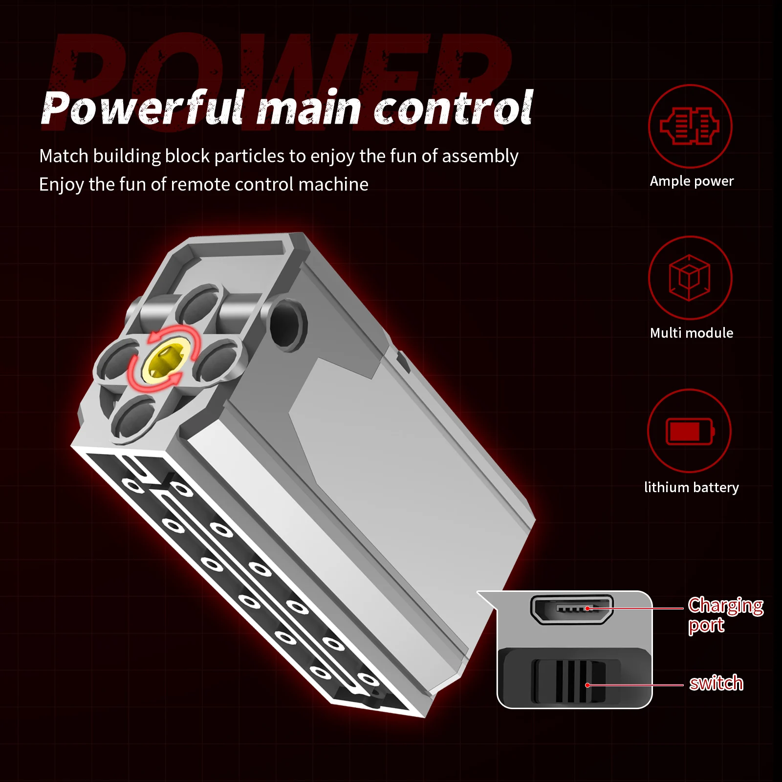 New design Walking intelligent programming Robot toy interaction legoi block building remote control animal robot toy