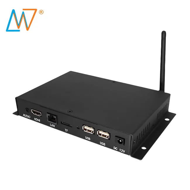 commercial grade digital signage 4k android media player box with sd card usb port