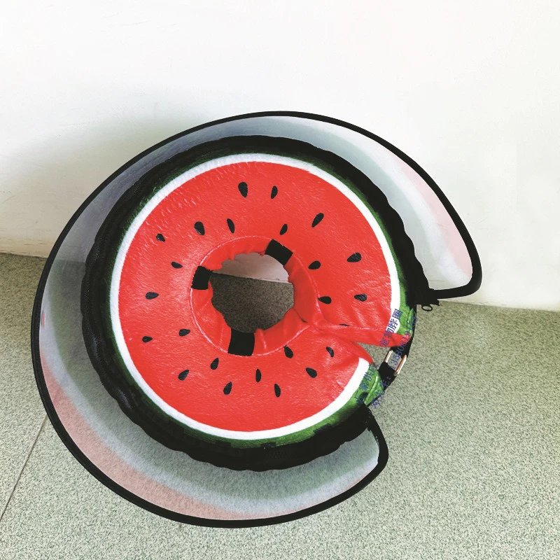 Pet Collar Inflatable Cone Collar Large Medium Small Adjustable Donut After Surgery Prevent Bite Scratch