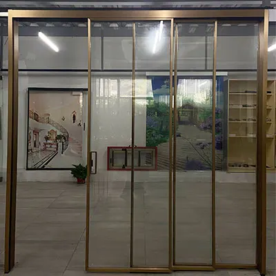 Manufacturer Australian Standard sliding Glass  Doors narrow frame Aluminum door system