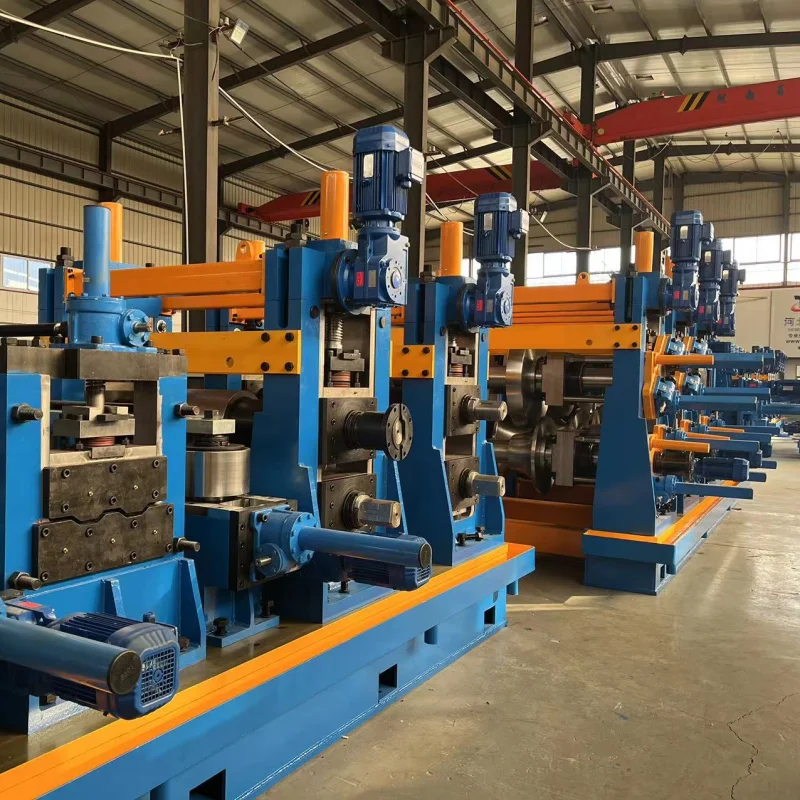 ERW 76 Carbon Steel Pipe Product Machine Tube Mill Line
