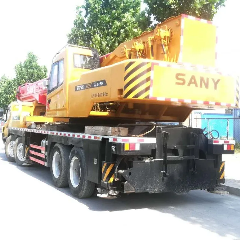 Подержанный автокран Sany кран для продажи SANY STC750 75 тонн Автокран
