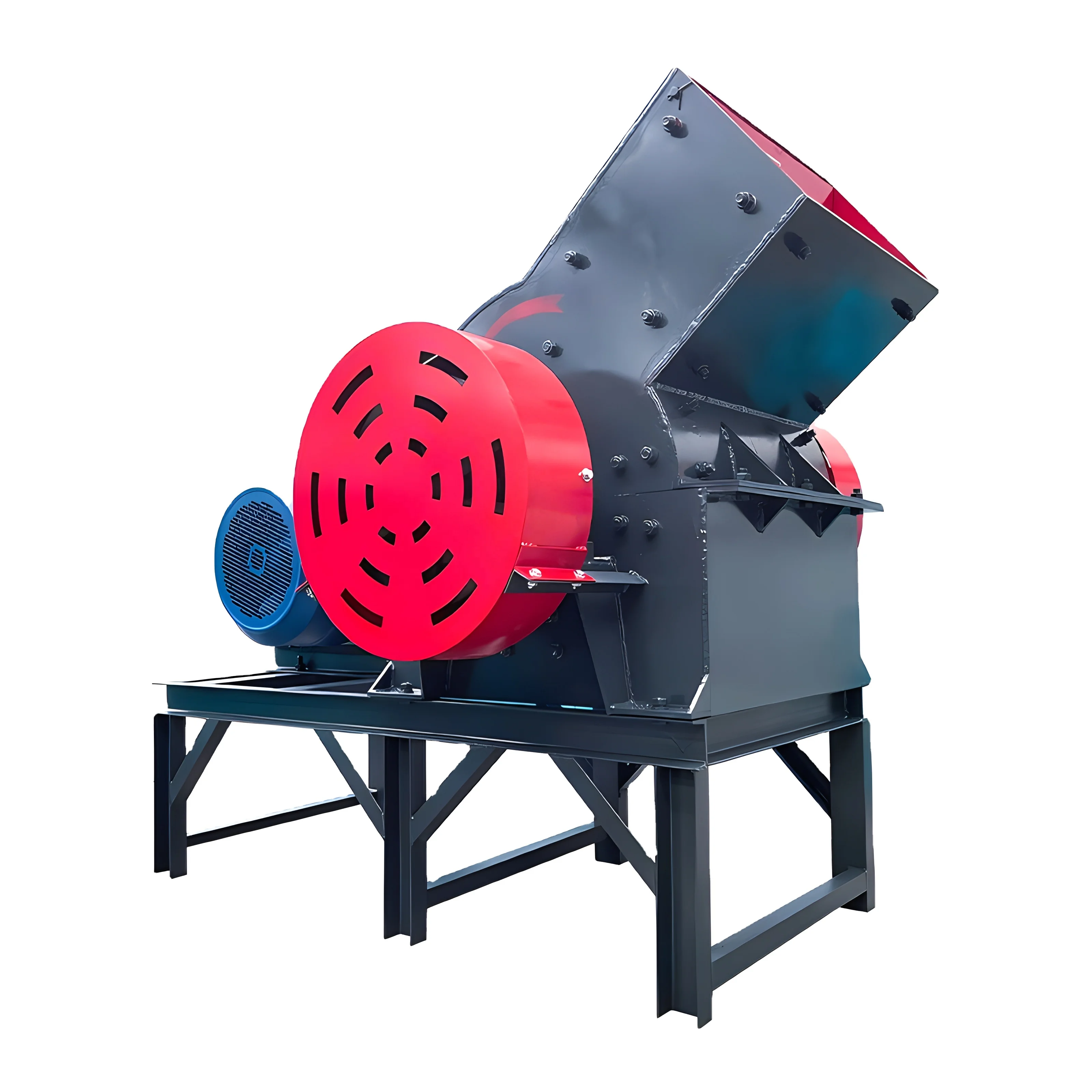 400*600 hammer sand making machine Small mobile sand making machine Hammer crusher Concrete granite construction waste crusher