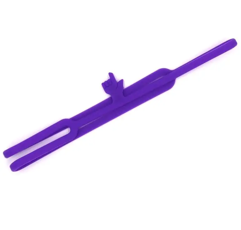 Eco-friendly silicone finger style bookmark