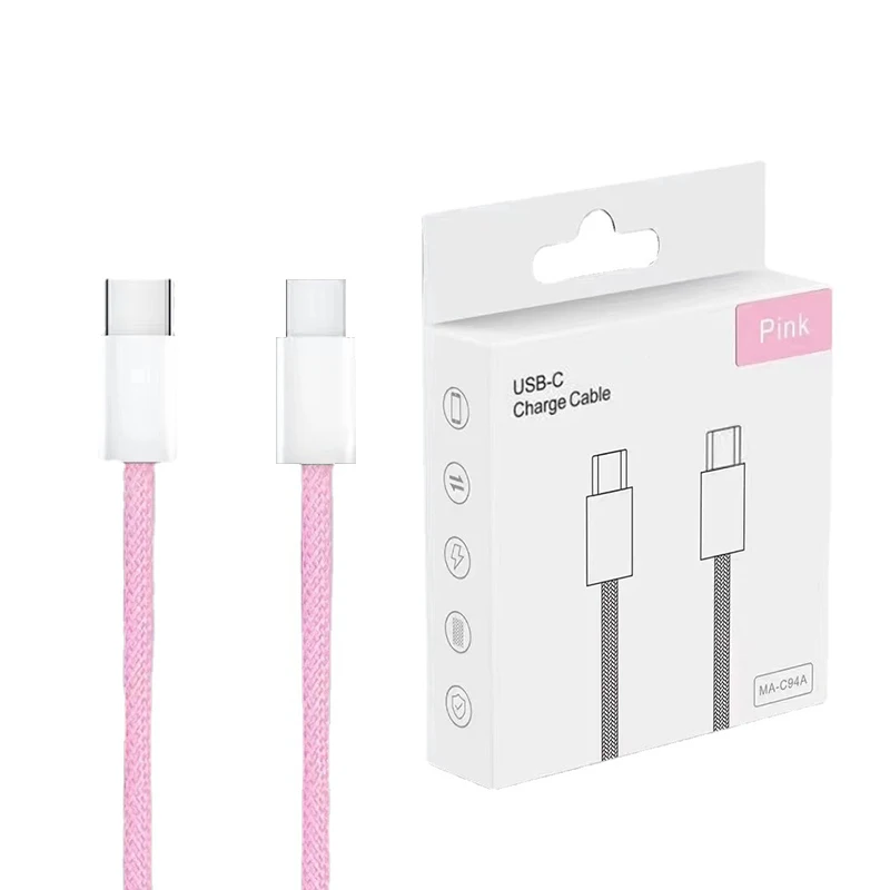 C  to Type c Travel is convenient Nylon Braided fast charging cable Multi Function cable Type C Usb Cable