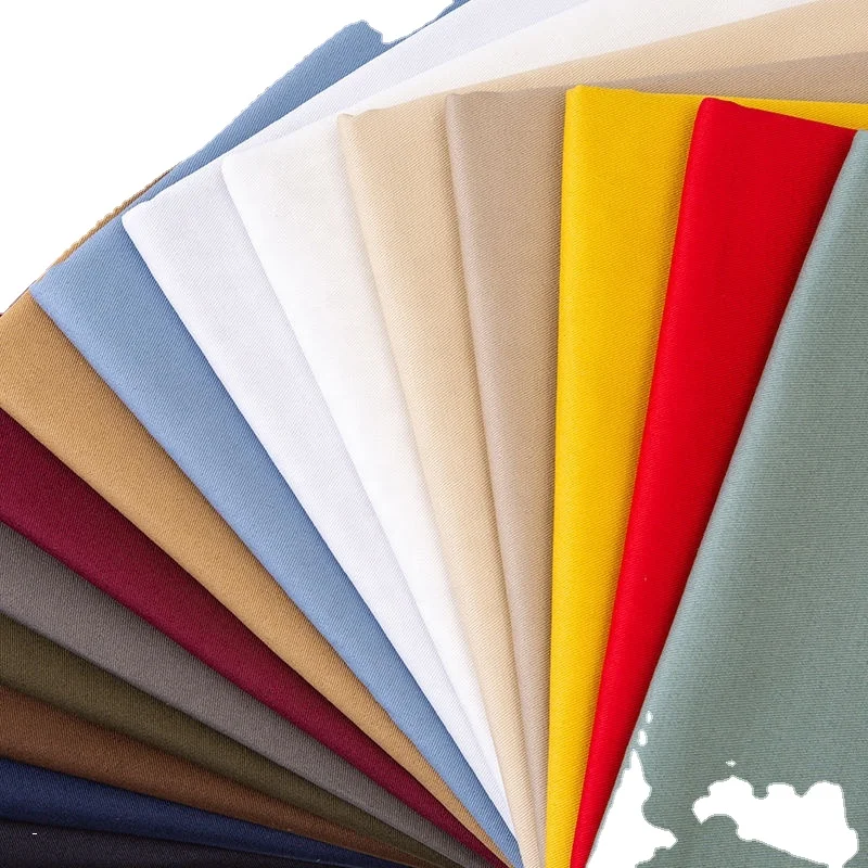 100% Polyester Poly Cotton Elastane Scrubs Cvc Woven Twill Fabric