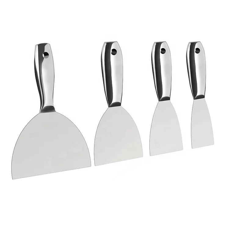 Wide Application One-piece Full Stainless Flexible Blade Putty Knife Putty Knife Scraper