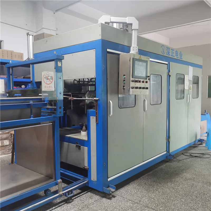 Used Fast Food Box Forming Fully Automatic Thermoforming Recycled Plastic Pallet Making Machine