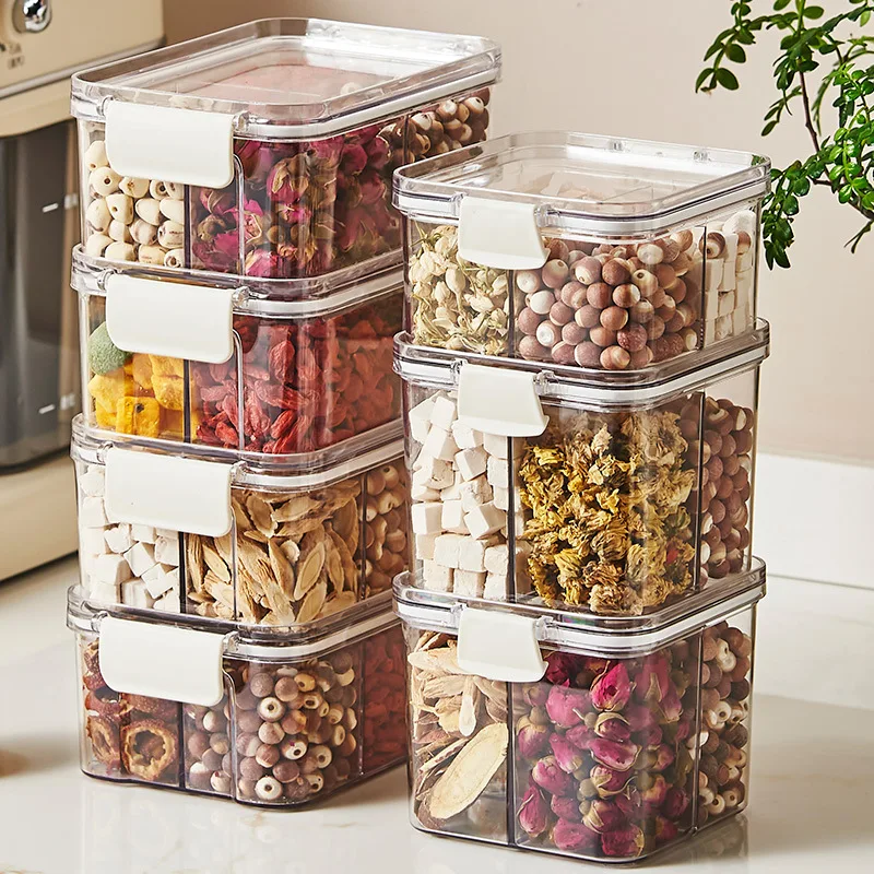 Storage Bins Food Storage Container Grain Rice Containers Food Grade Plastic Reusable Airtight Plastic PC Opp Bag Multifunction