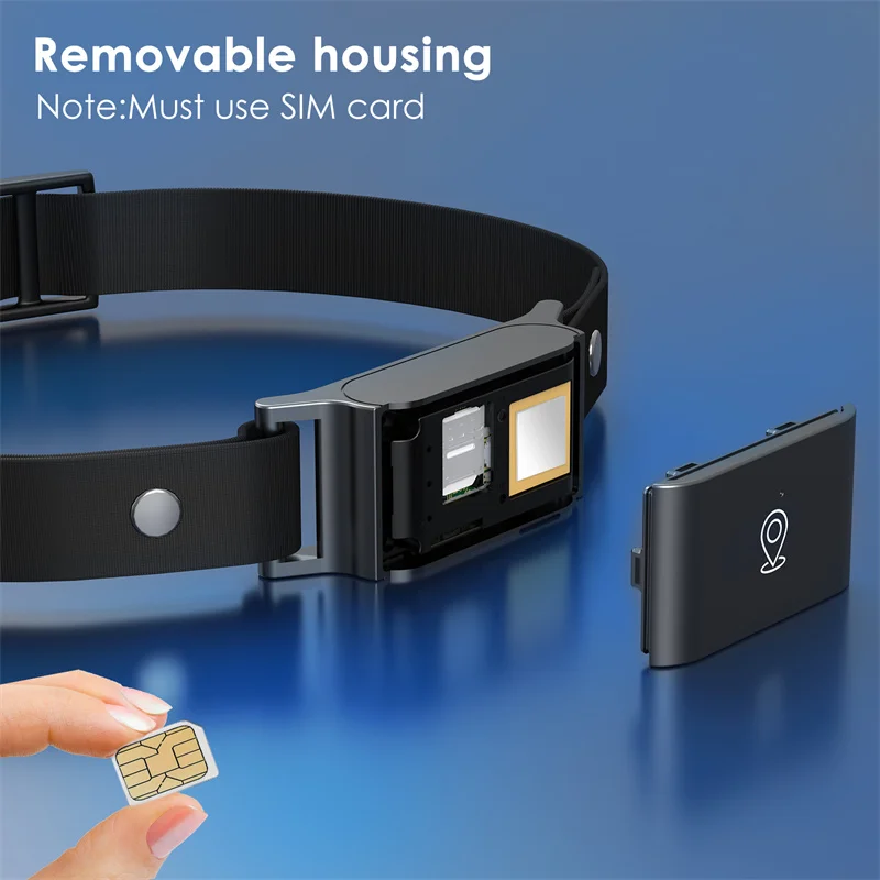 Factory De Tracker Mini Wireless Fence Waterproof 4G Dog Gps Collar Mascotas Gatos Collares Para Perros Con GPS