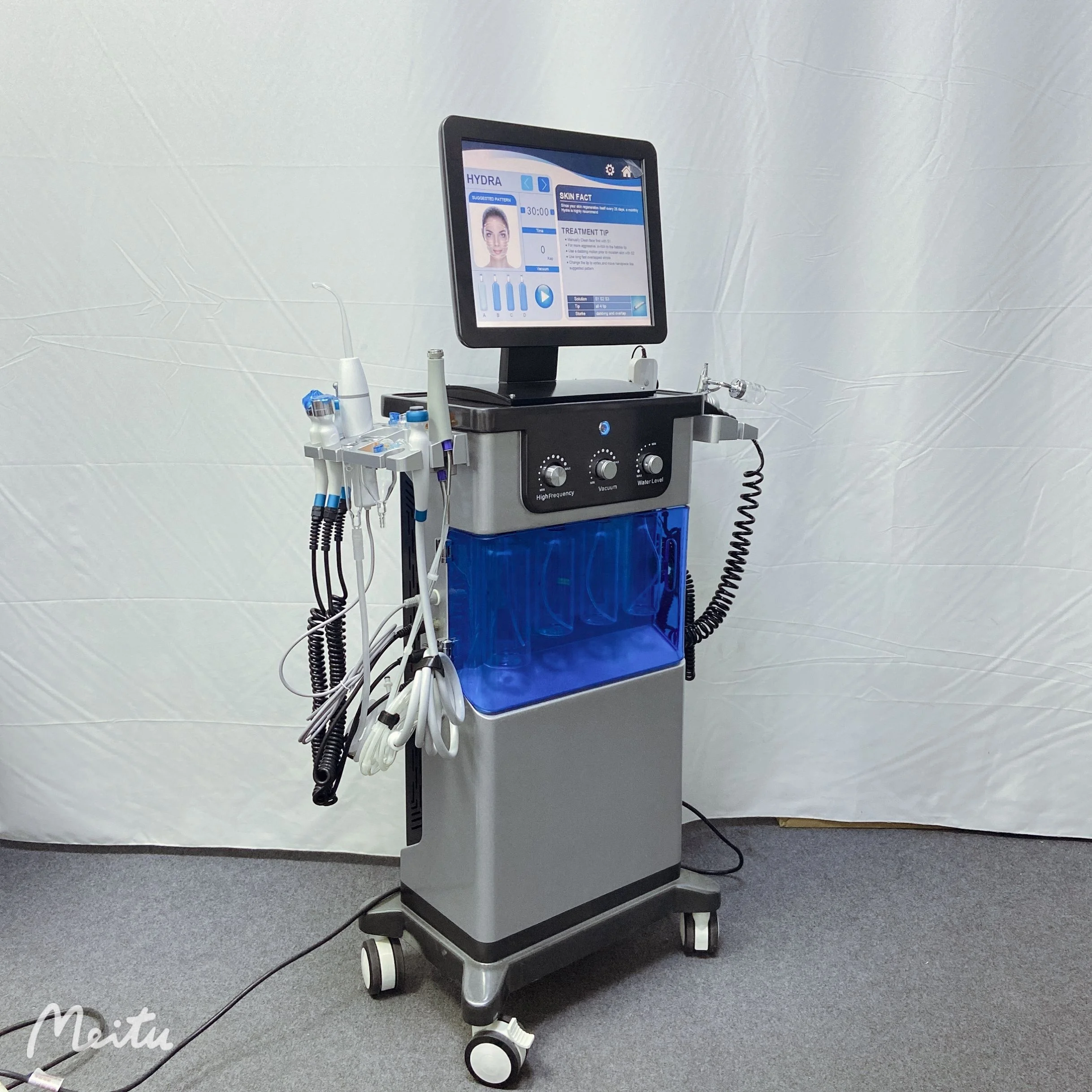 2023 14 in 1 Hydrodermabrasion Skin Care Hydro Hydra Water Facial Machine With Led  hydra skin  facials Machine