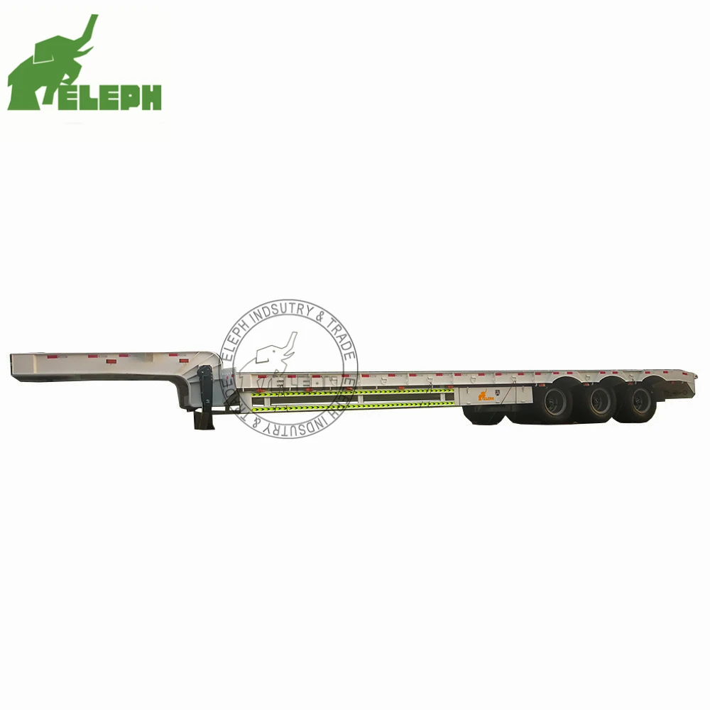 20ft small low bed trailer and trailer parts