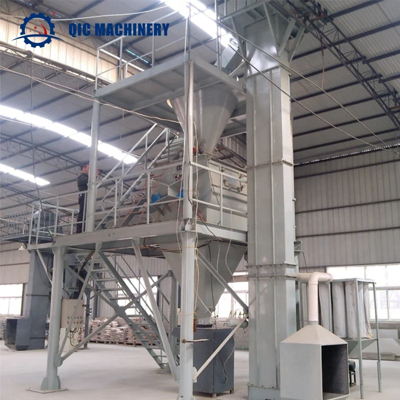 Ceramic Adhesive Mixer tile adhesive production line 2-20T/h dry mix mortar production line Dry Mortar Mixing Machines