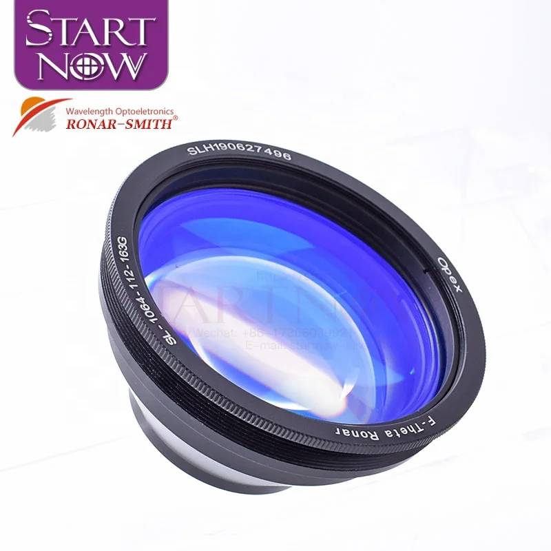 Startnow F-theta Scan Lens For 1064nm YAG Fiber Laser Galvo System 70X70 150X150 300X300 Scanner Field Opex Fiber Focus Lens