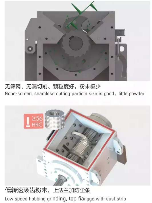 Durable HUARE HGS350 Crusher Machine Tyre Recycle Plastic Crush Machine Plastic Granules Making Machine