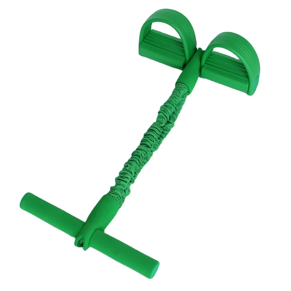 Slimming Resistance Bands Elastic Pull Rope Toning Tubes Foot Abdomen Trainer Sit-up Exercise Device