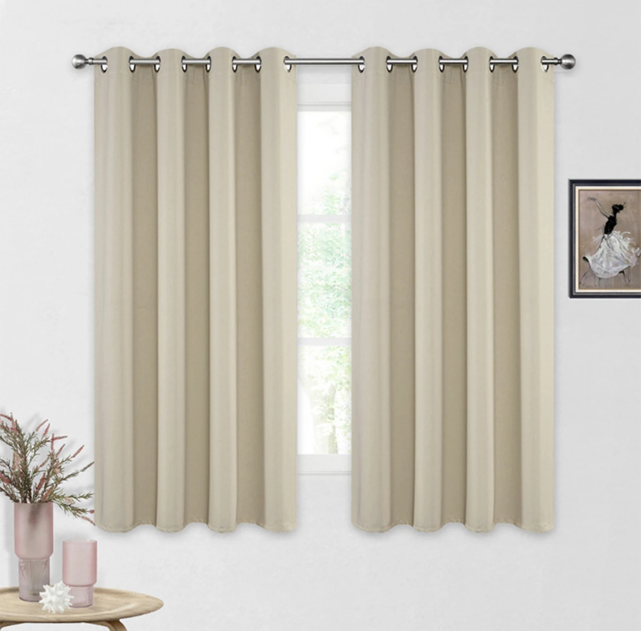 Blackout Linen Curtains For The Living Room Quality Linen Cortinas Salon Blackout Modern Fabric For Curtains Curtain Panels