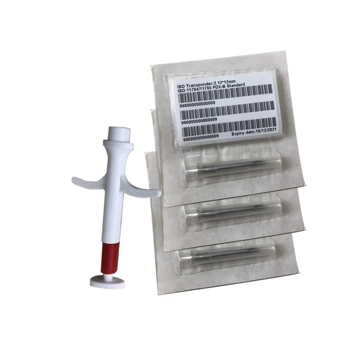 FDX-B 134.2khz Animal ID pet Microchip capsule rfid animal tracking chip