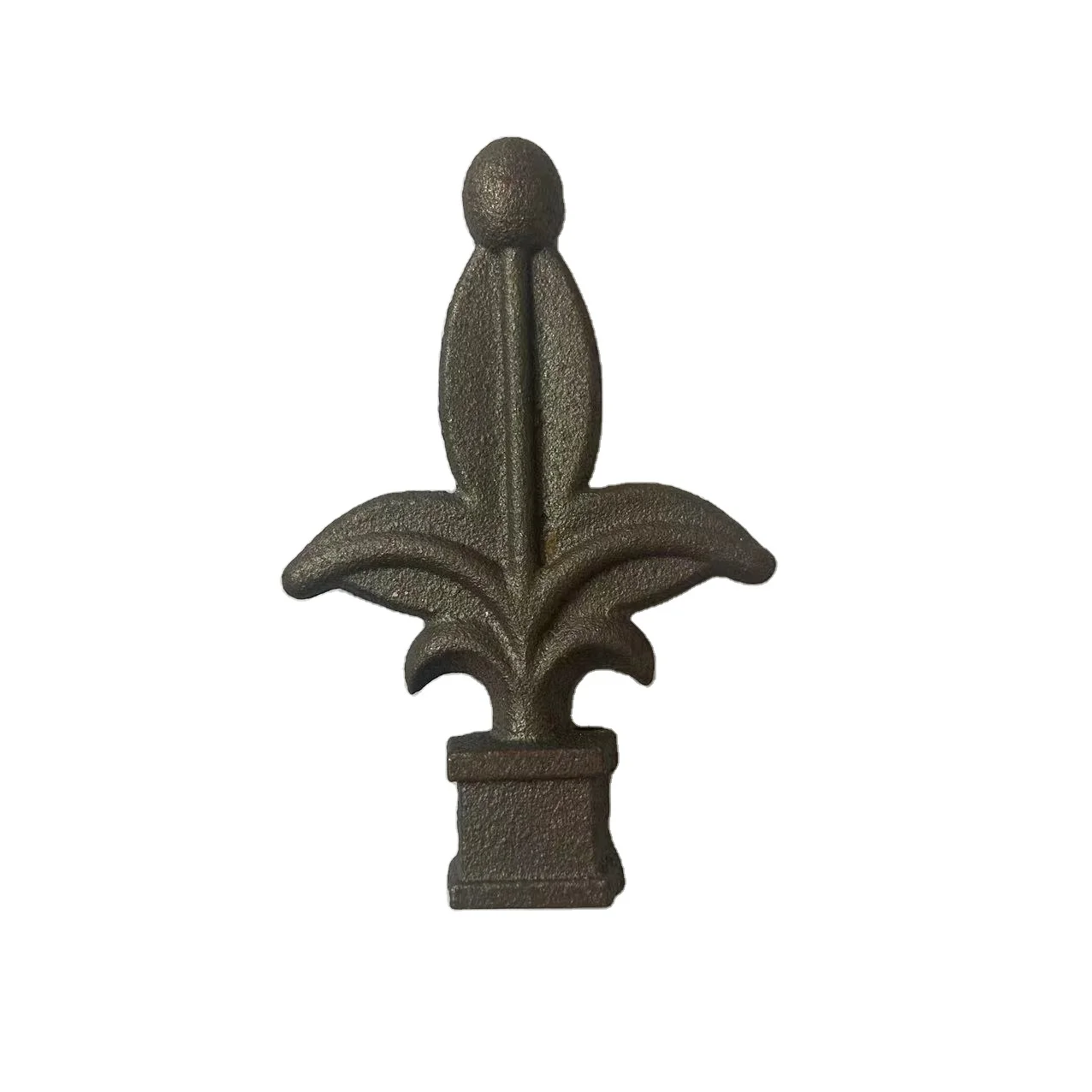 low price cast iron fence spear points wrought iron railing spear for gate