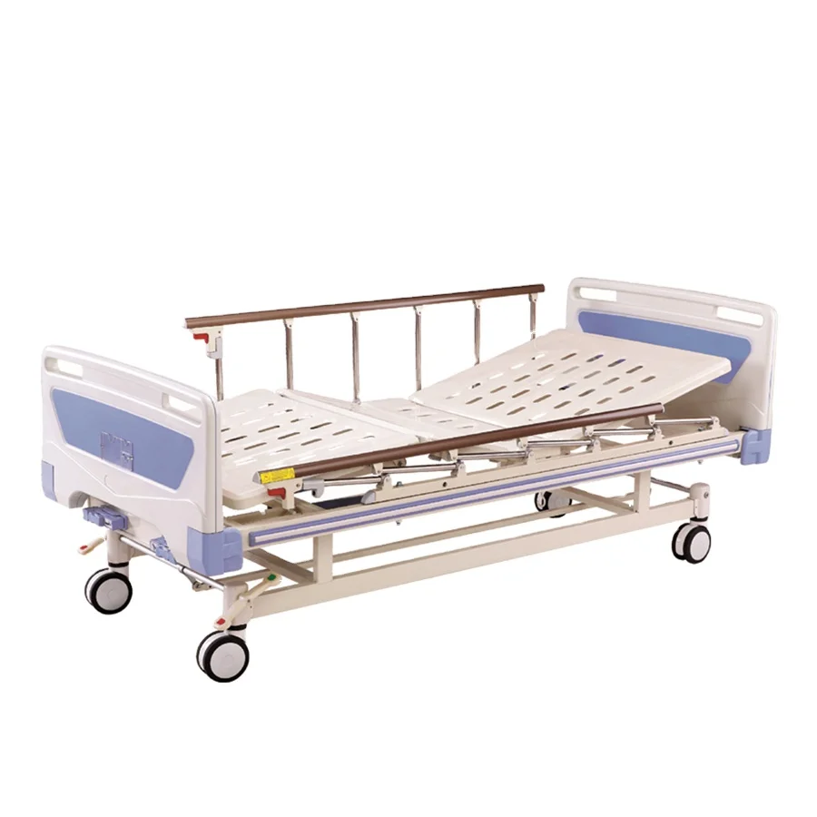 Подвижный полн-fowler 4 функция hopital кровать пациента с центральным замком