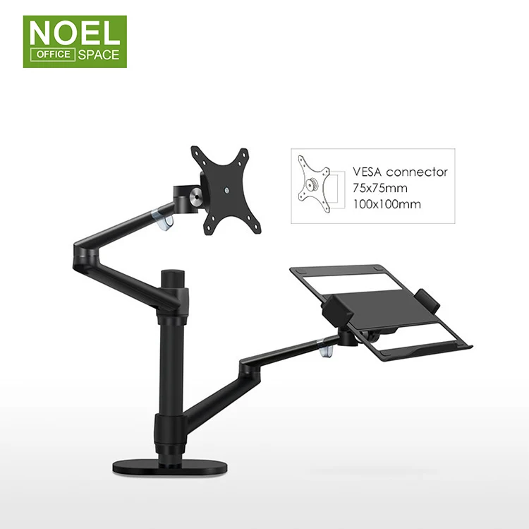 Desktop LCD Computer Screen duel Monitor mount Holder arm computer monitor stand