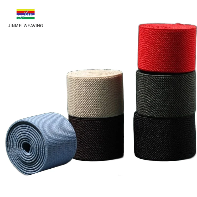 custom5cm 10cm printed jacquard elastic band Sports strap custom logo shorts waist band  elastic